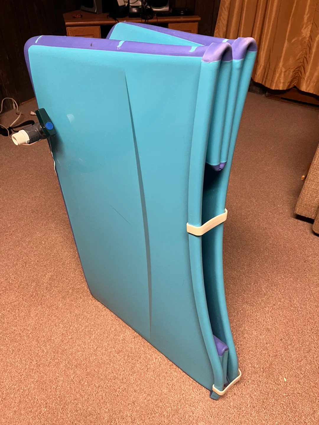 Portable Folding Bathtub - Blue & Purple