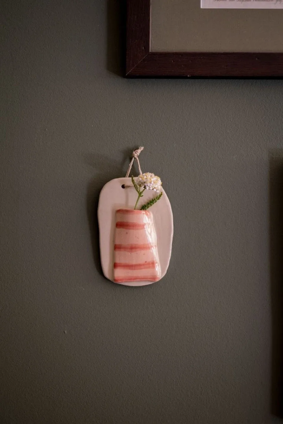 Wall Hanging Ceramic Vase