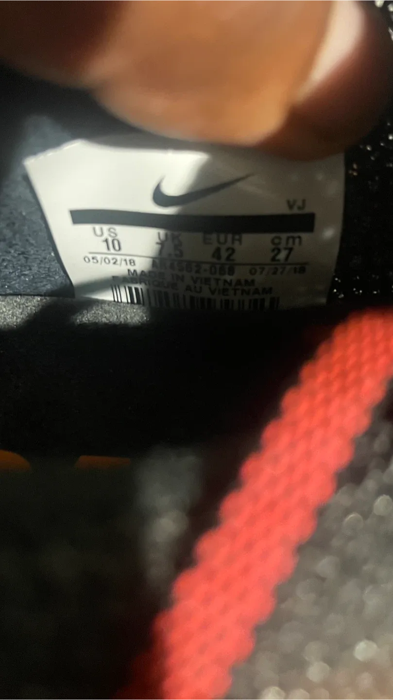 Nike Zoom Fly Running Shoes - Black/Orange, US 10 image indicator(4)