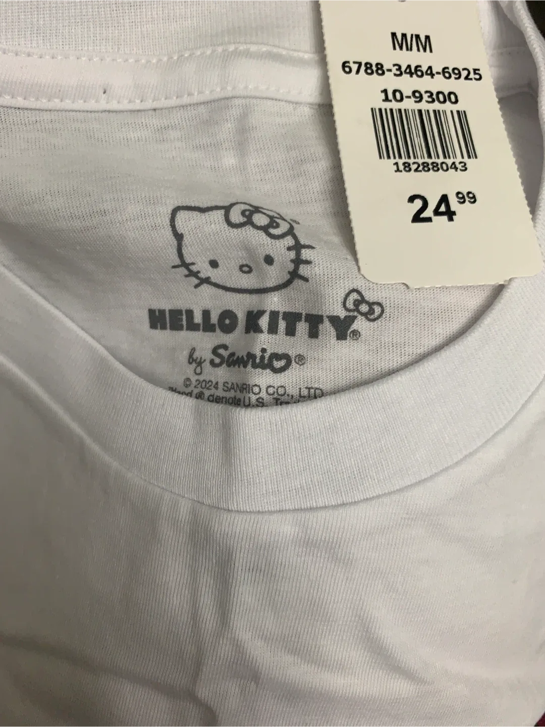 Hello Kitty Sanrio White T-Shirt - M/M image indicator(2)