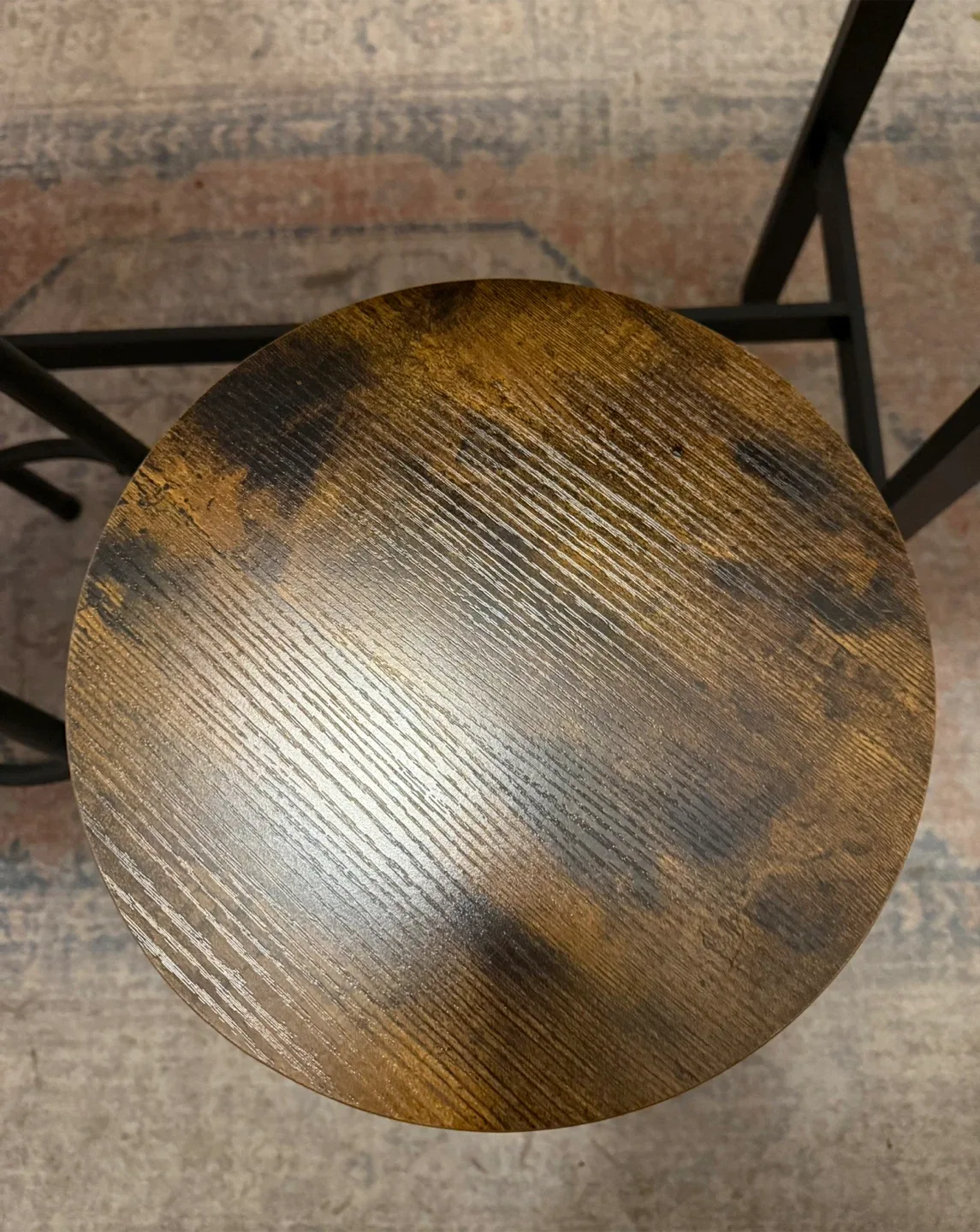 Bar Stools and Bar Table Rustic Brown image indicator(2)