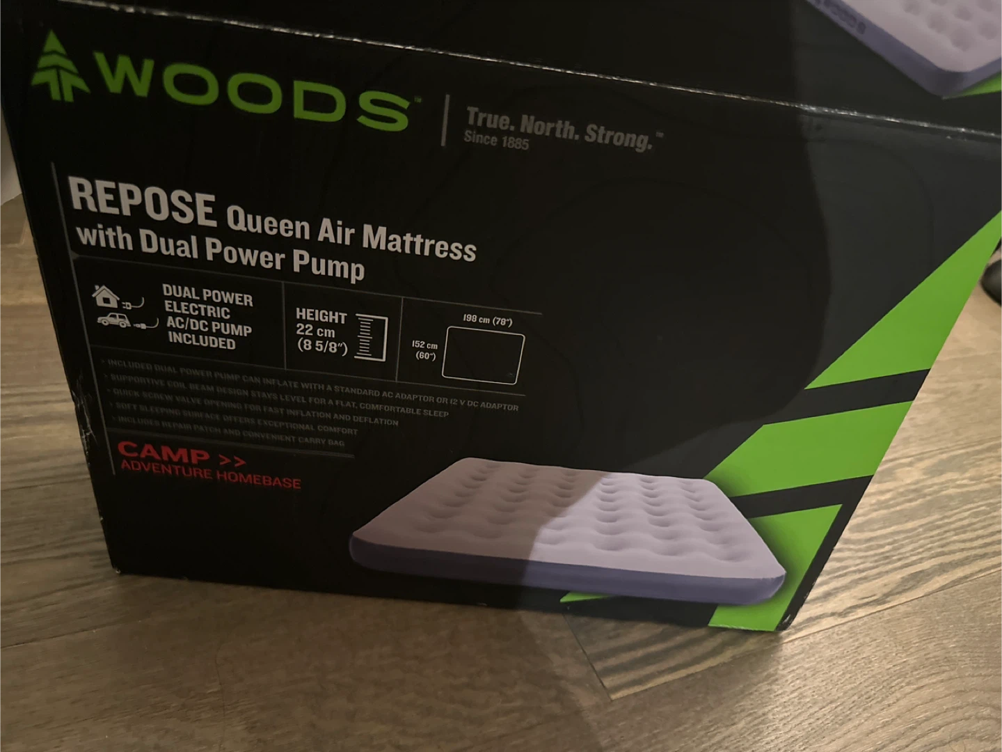 Woods Repose Queen Air Mattress w/ Dual Pump - photo 2