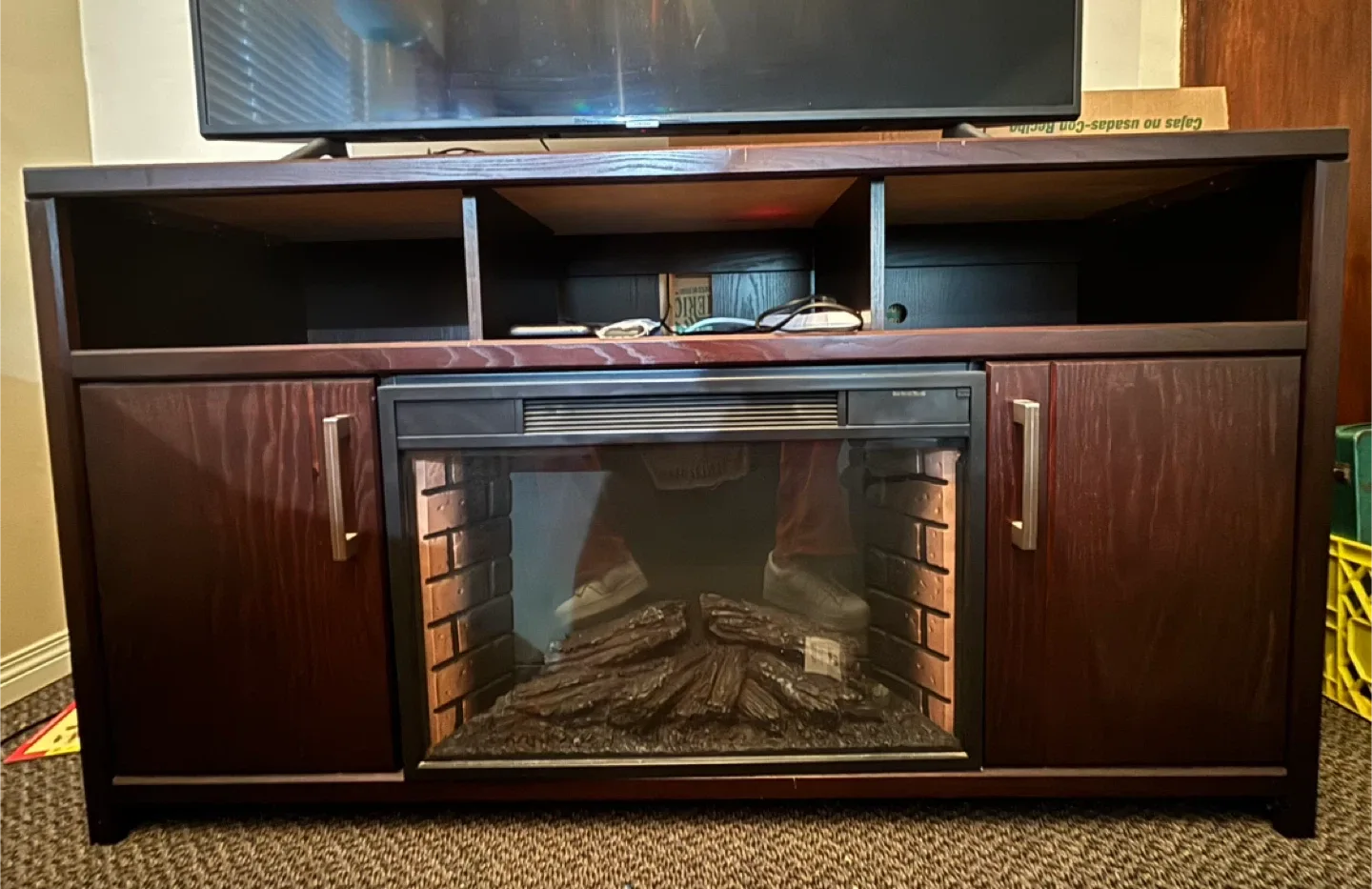 Fireplace TV Stand image indicator(2)