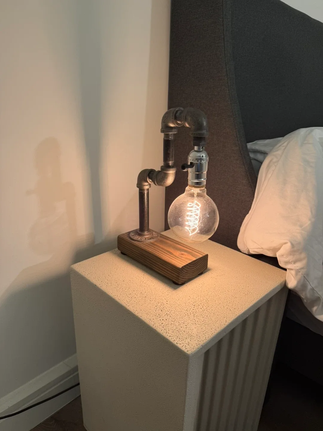 Industrial Pipe Table Lamp
