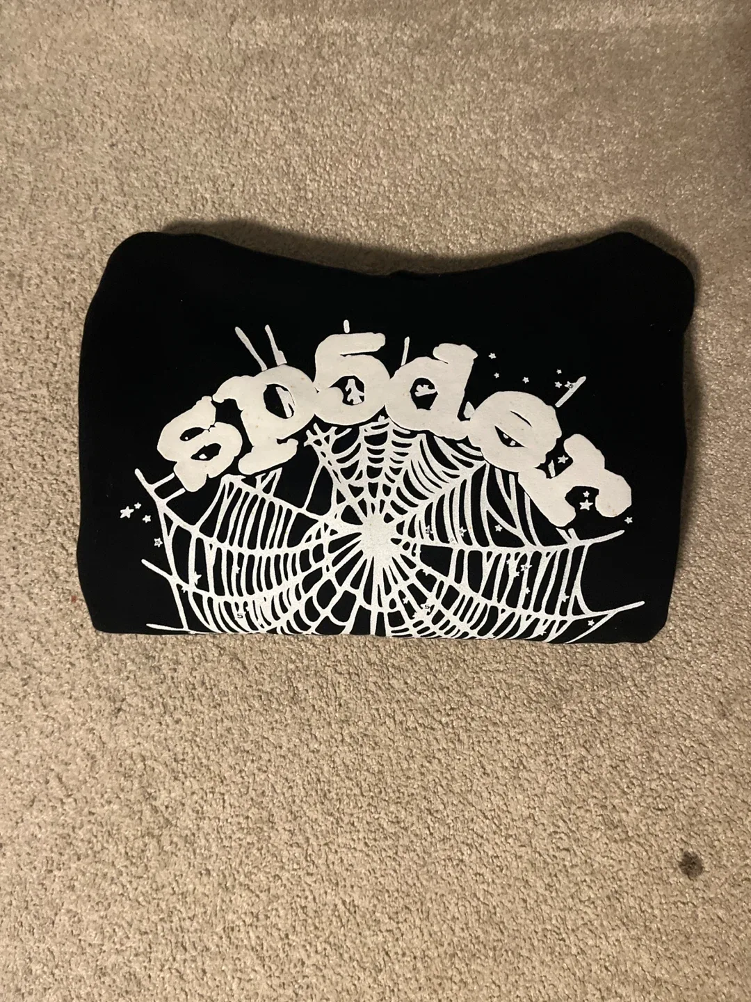 1:1 Black OG Web Spider Hoodie