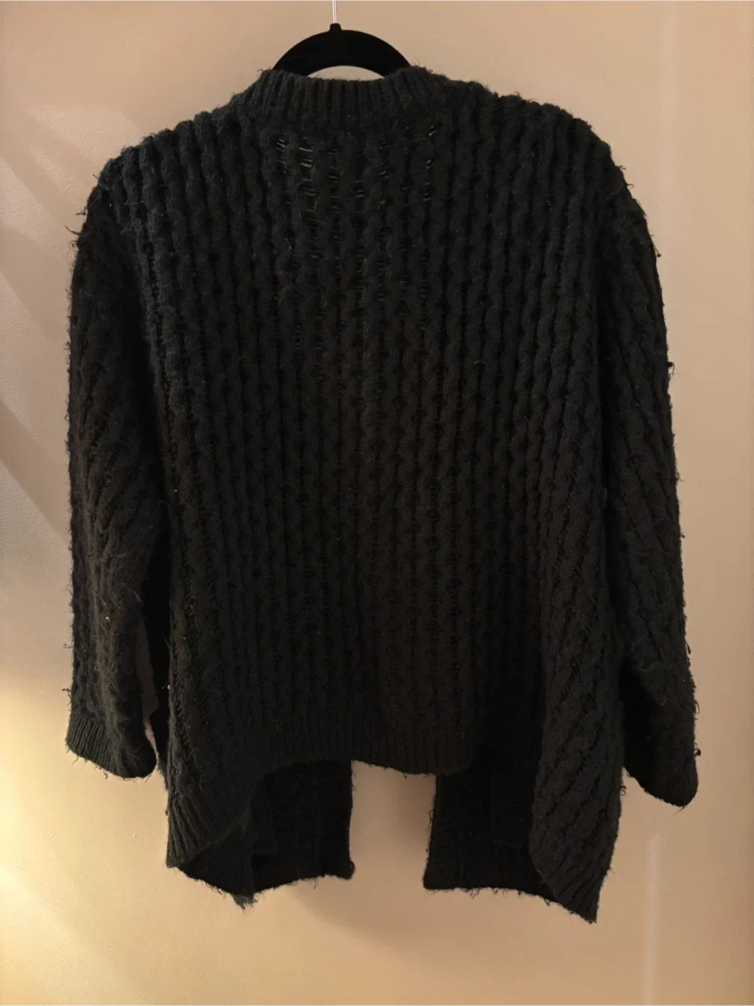 H&M Black Knit Cardigan Size S image indicator(2)