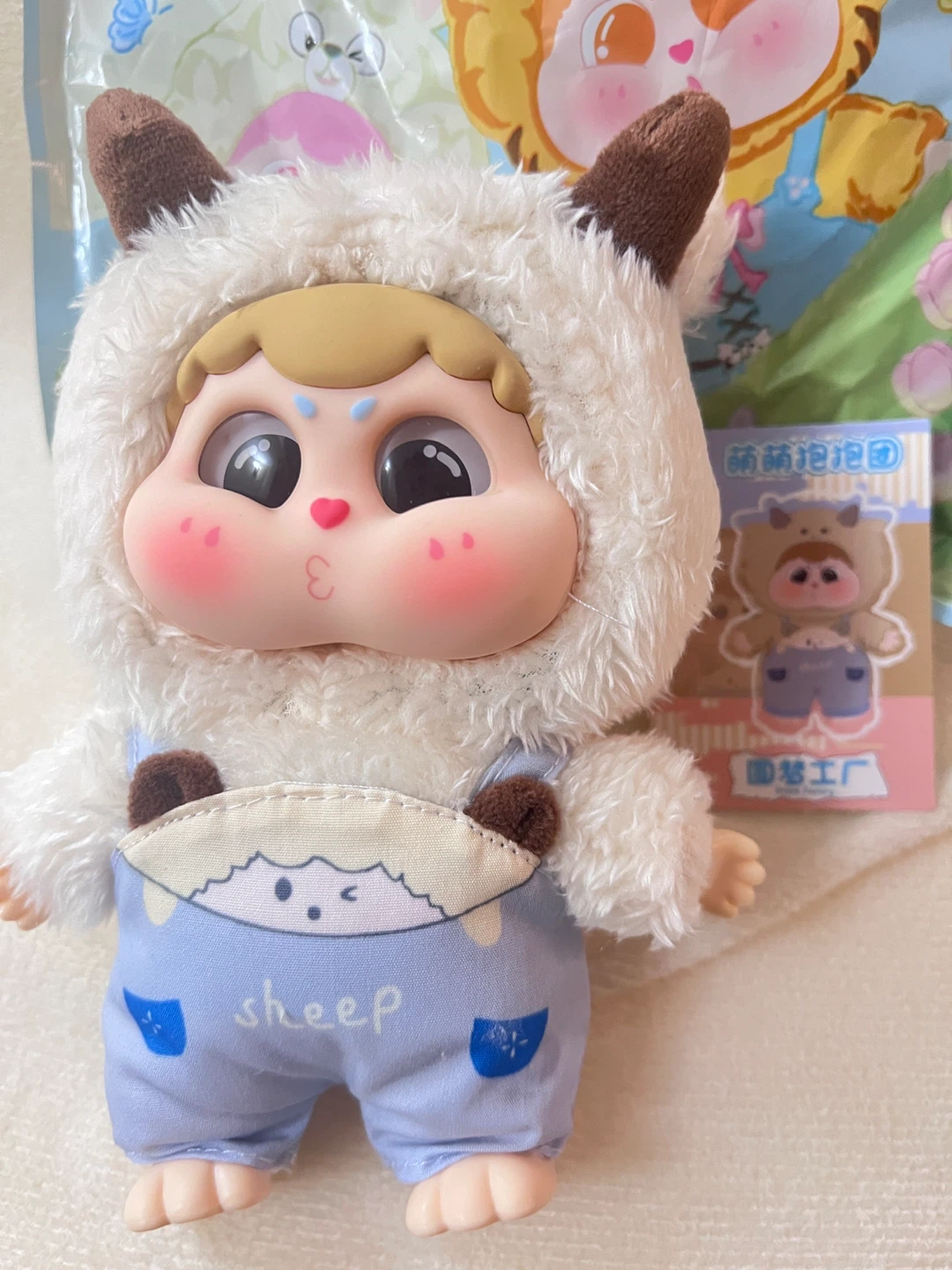 Cute Plush Doll Keychain - Assorted Colours - photo 2