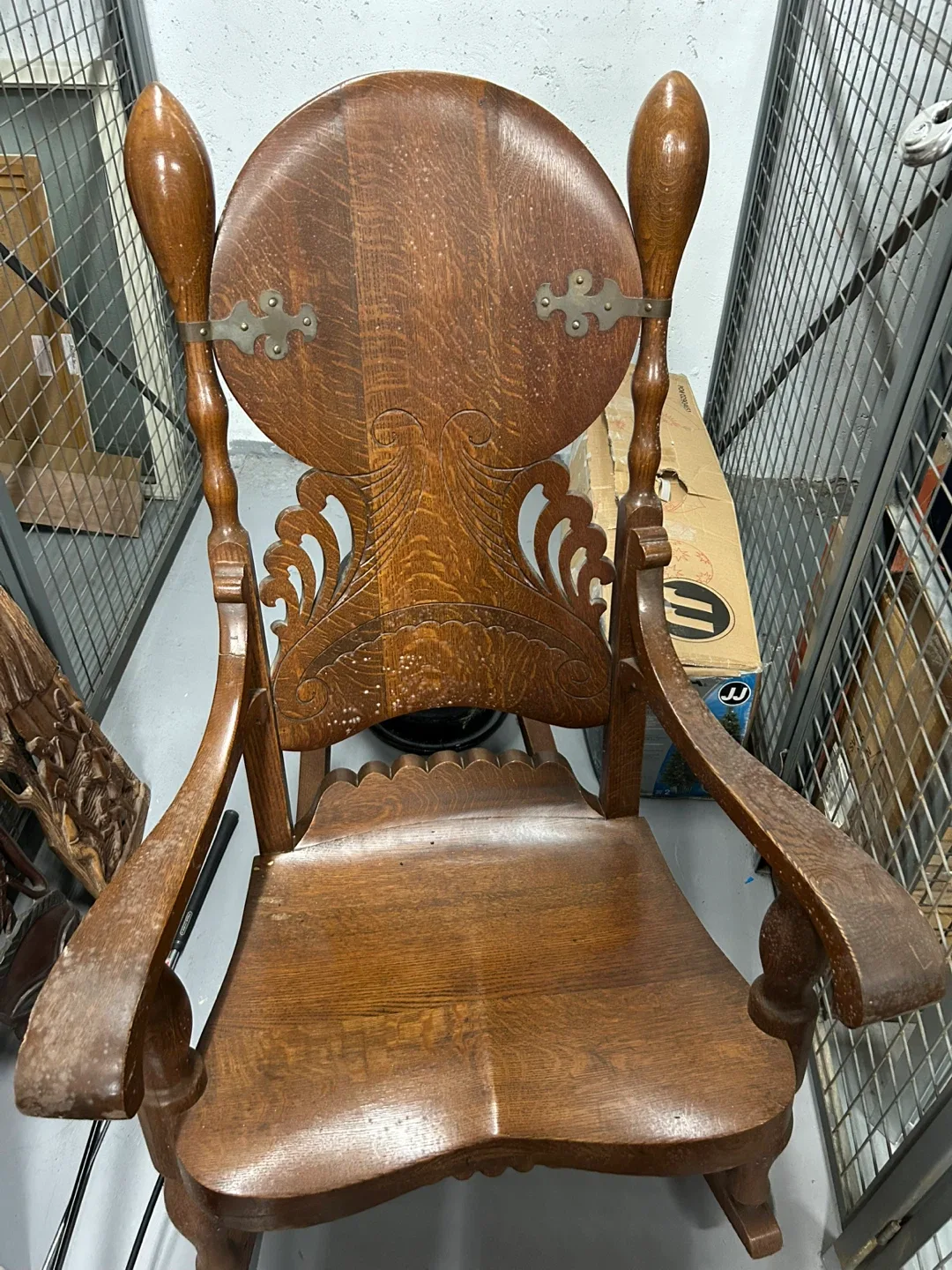 Antique Wooden Rocking Chair thumbnail