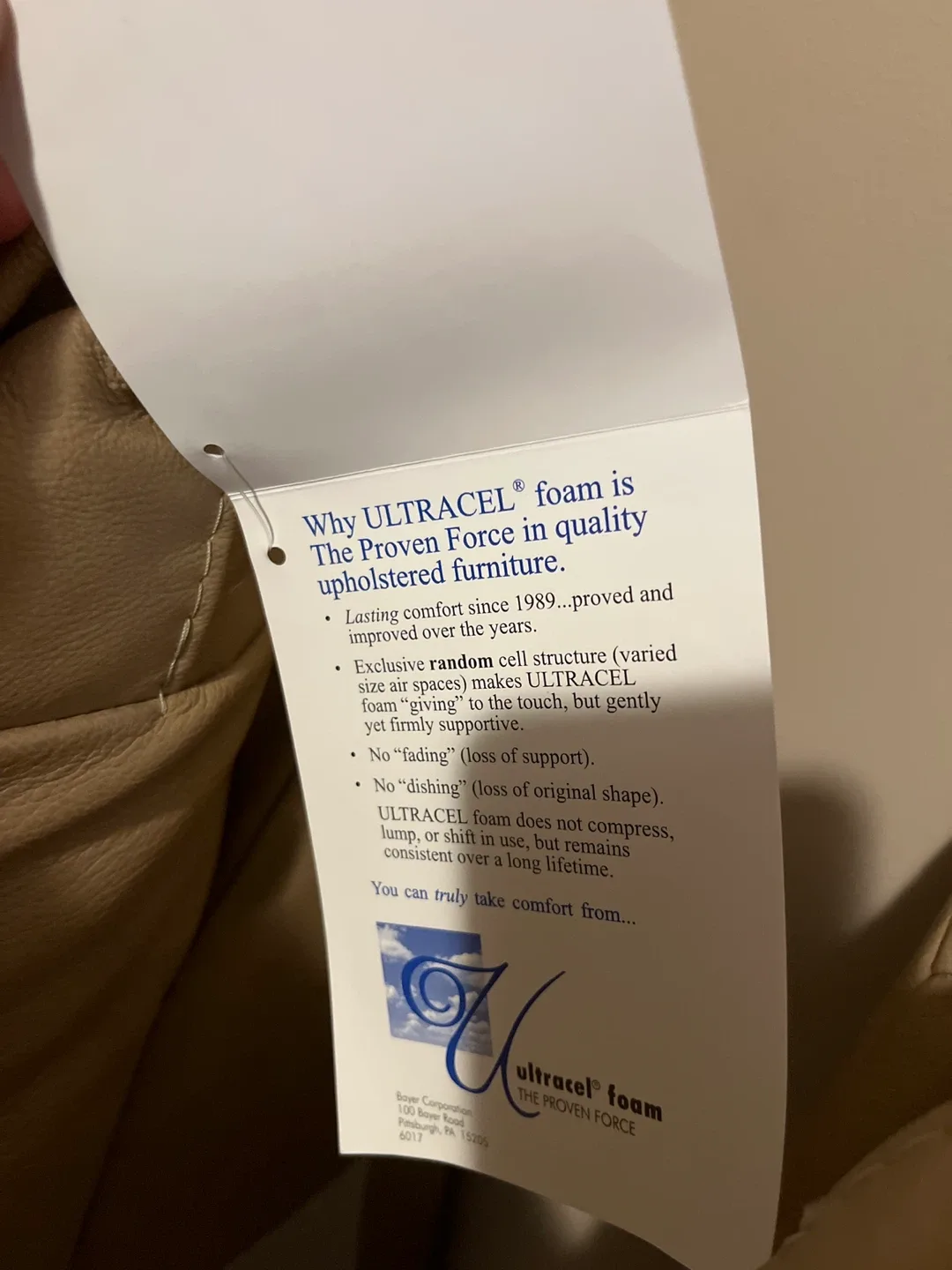 U shape Tan Leather Sectional Couch with Ottoman image indicator(9)