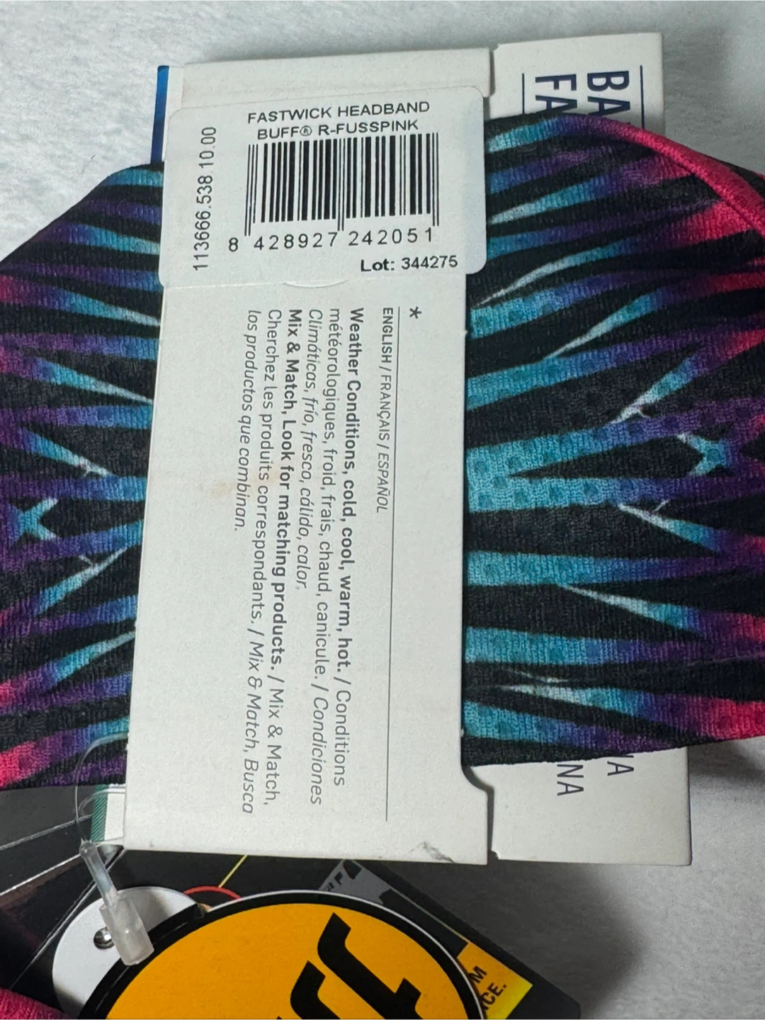 New Buff Fastwick Headband R-FUSSPINK - photo 4