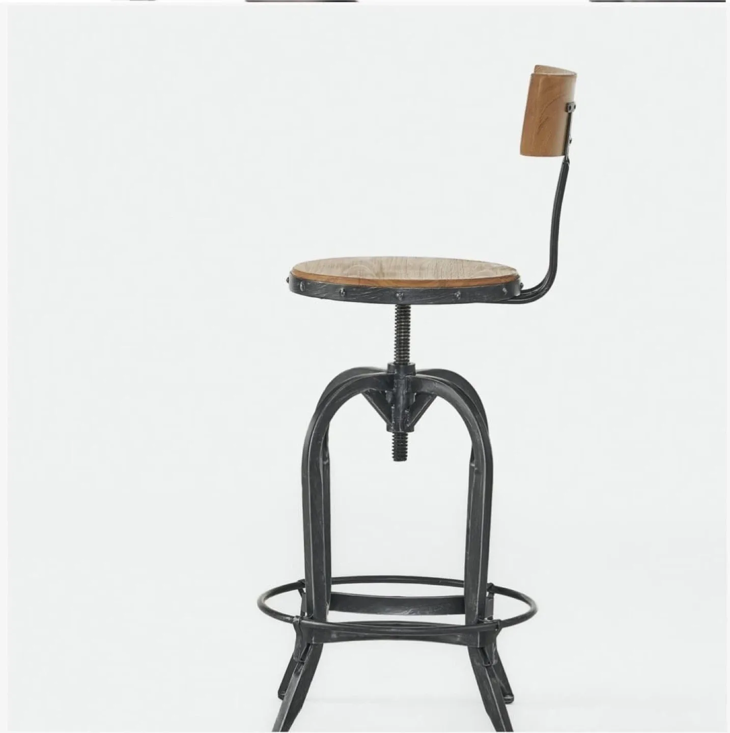 Mercer41 Adjustable Height Swivel Barstool image indicator(8)