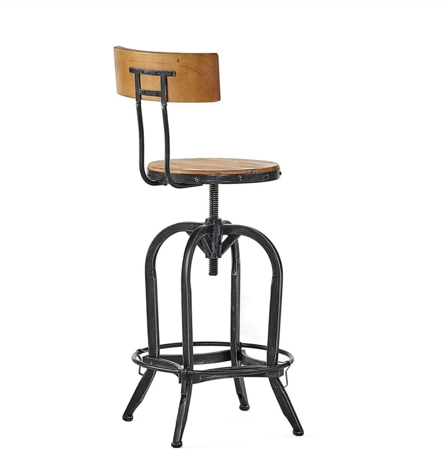 Mercer41 Adjustable Height Swivel Barstool image indicator(9)