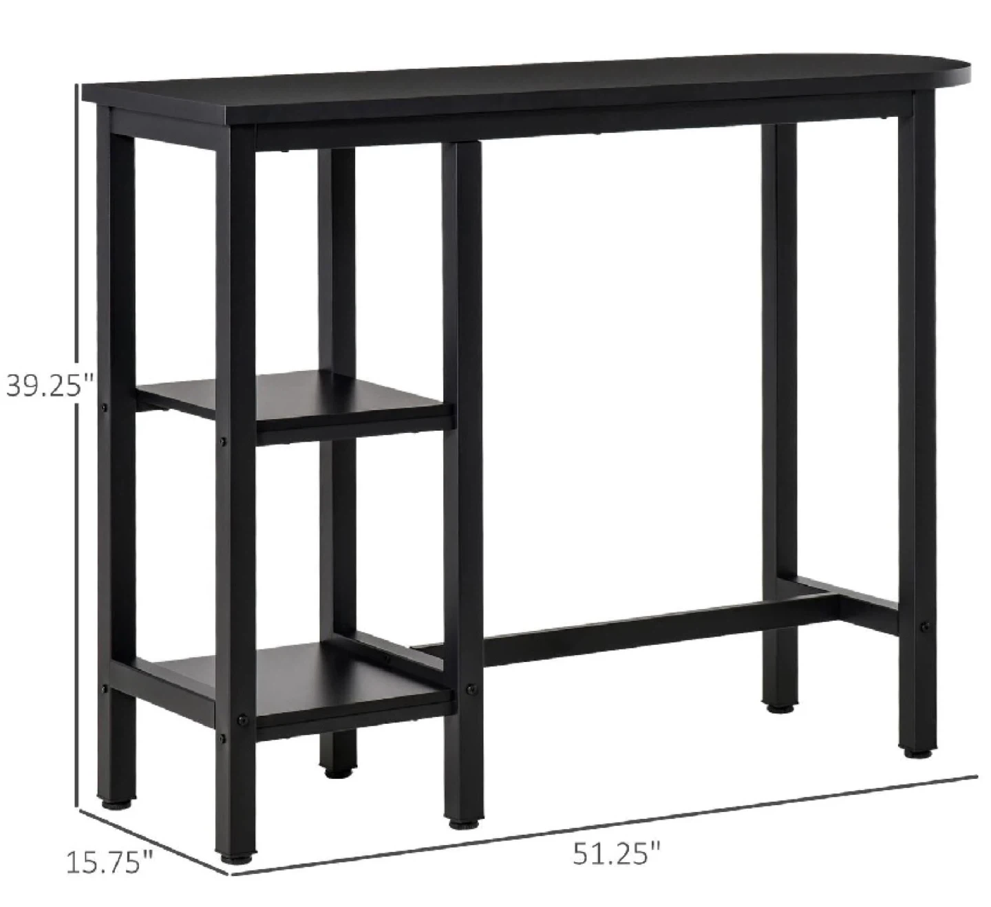 HOMCOM Modern Bar Table - photo 4