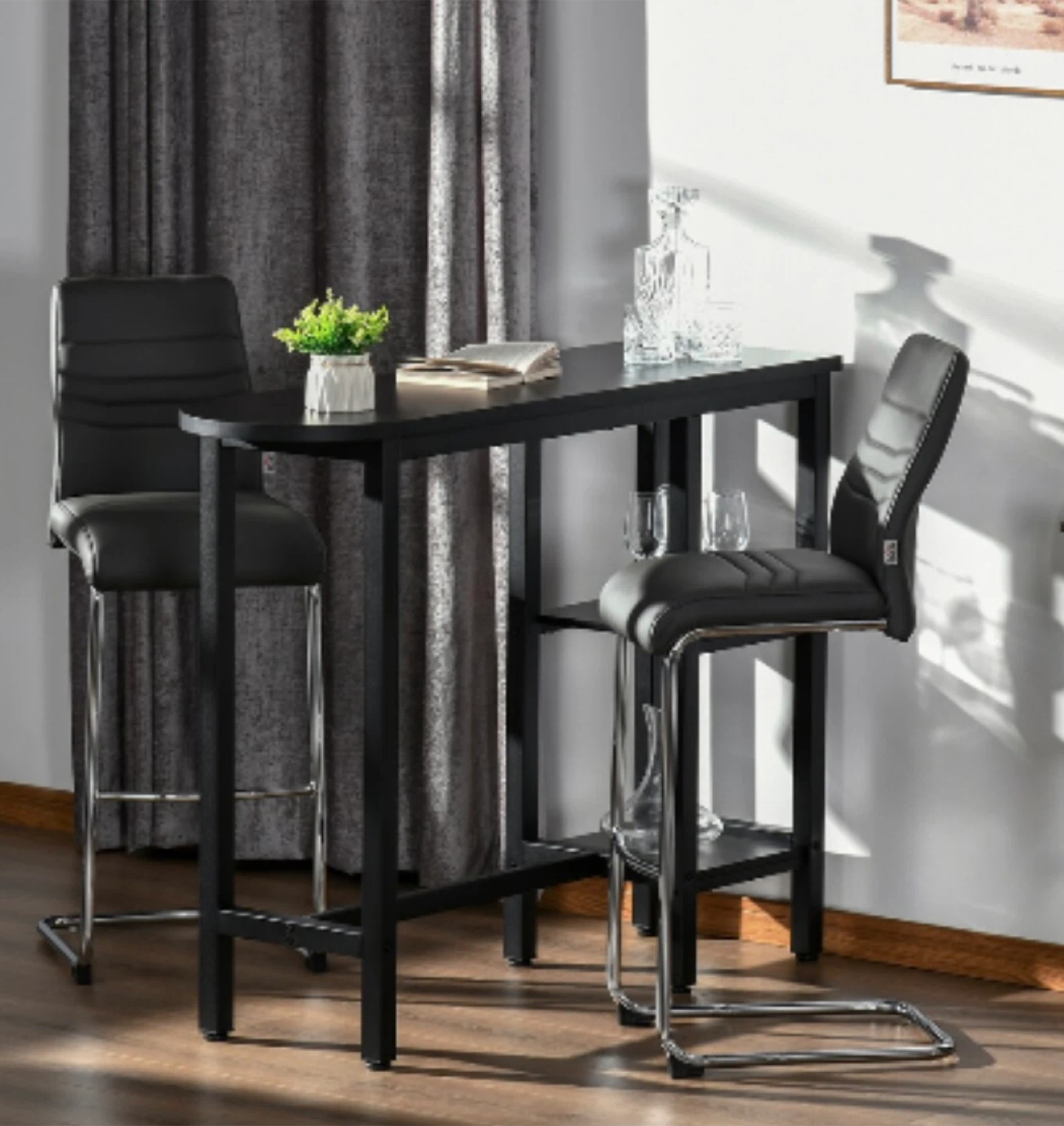 HOMCOM Modern Bar Table - photo 3