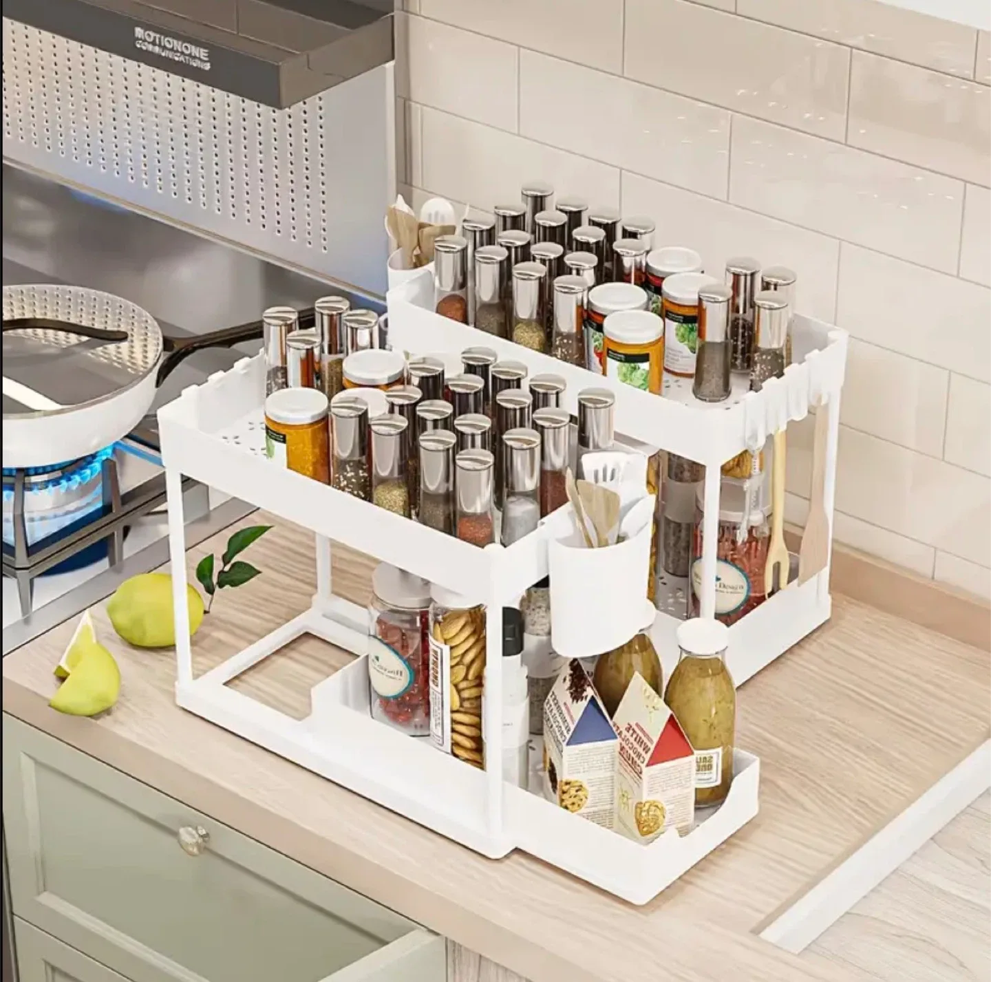 2-Tier pull out Organizer (Brand new in box) image indicator(4)