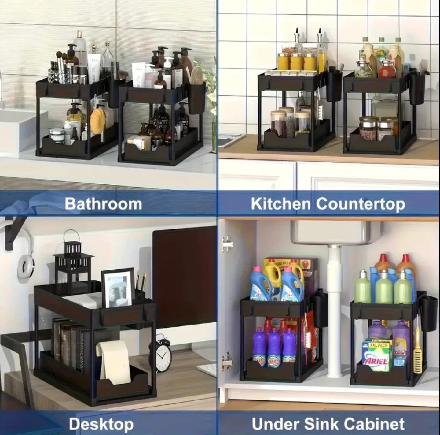 2-Tier pull out Organizer (Brand new in box) image indicator(2)