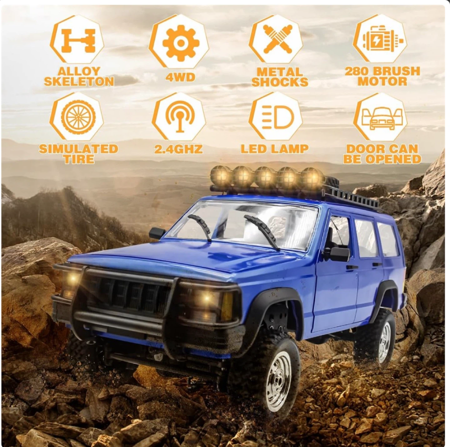 Fistone 1:12 Scale RC Rock Crawler - New Open box. - photo 5