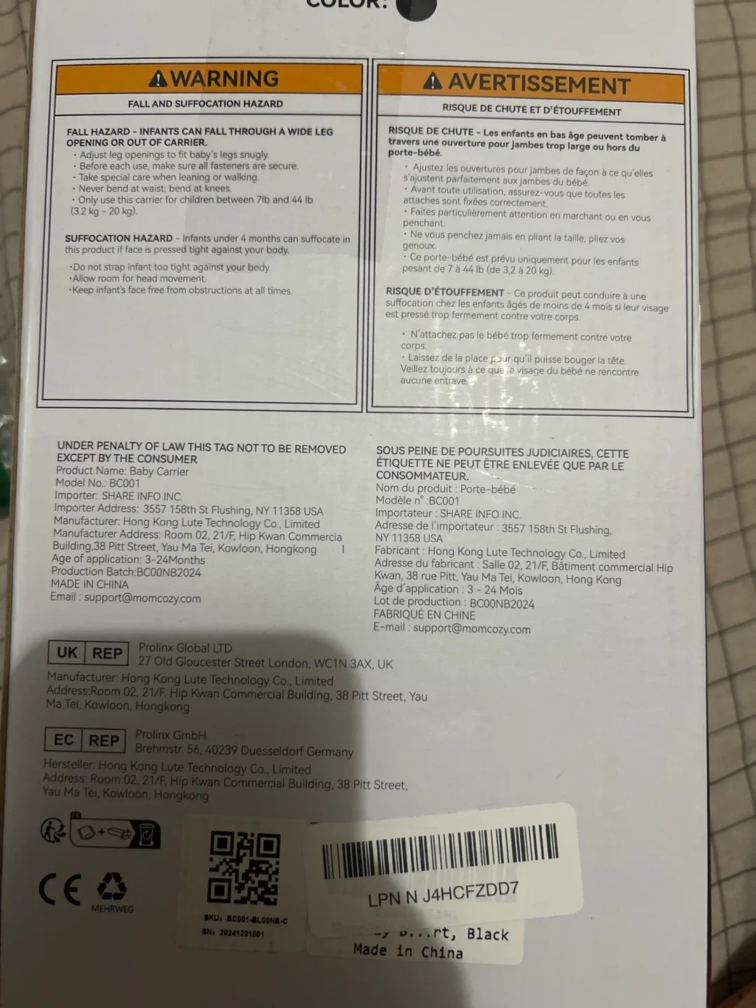 Momcozy Baby Carrier - 3-24 Months image indicator(3)