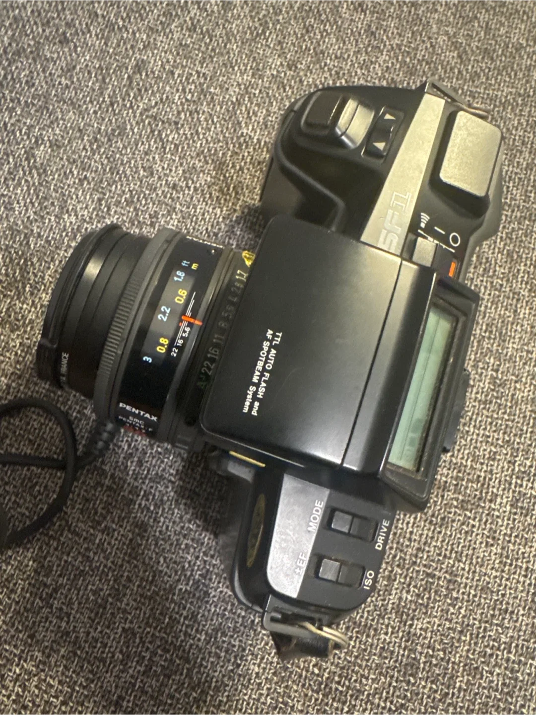 Pentax SFII Film Camera plus lens with Case image indicator(4)