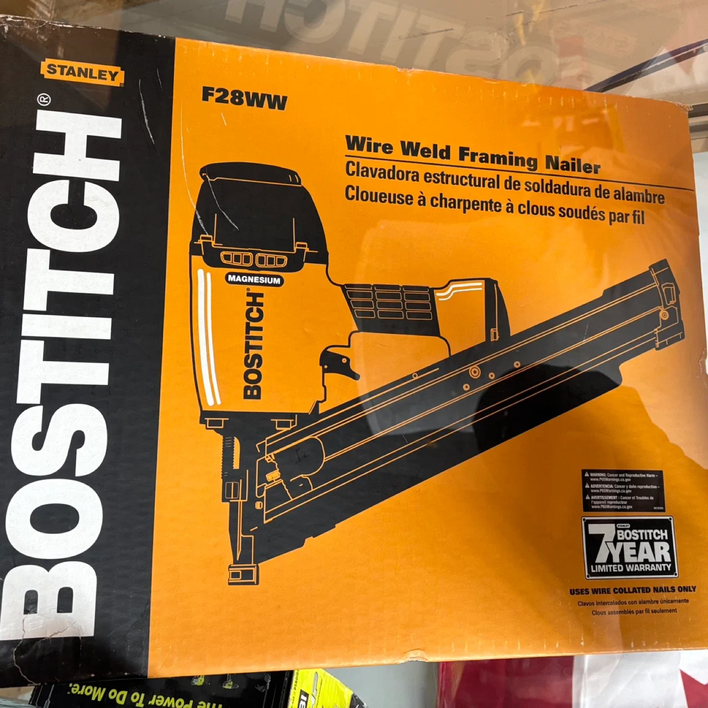 *New* $500+ Bostitch F28WW Framing Nailer