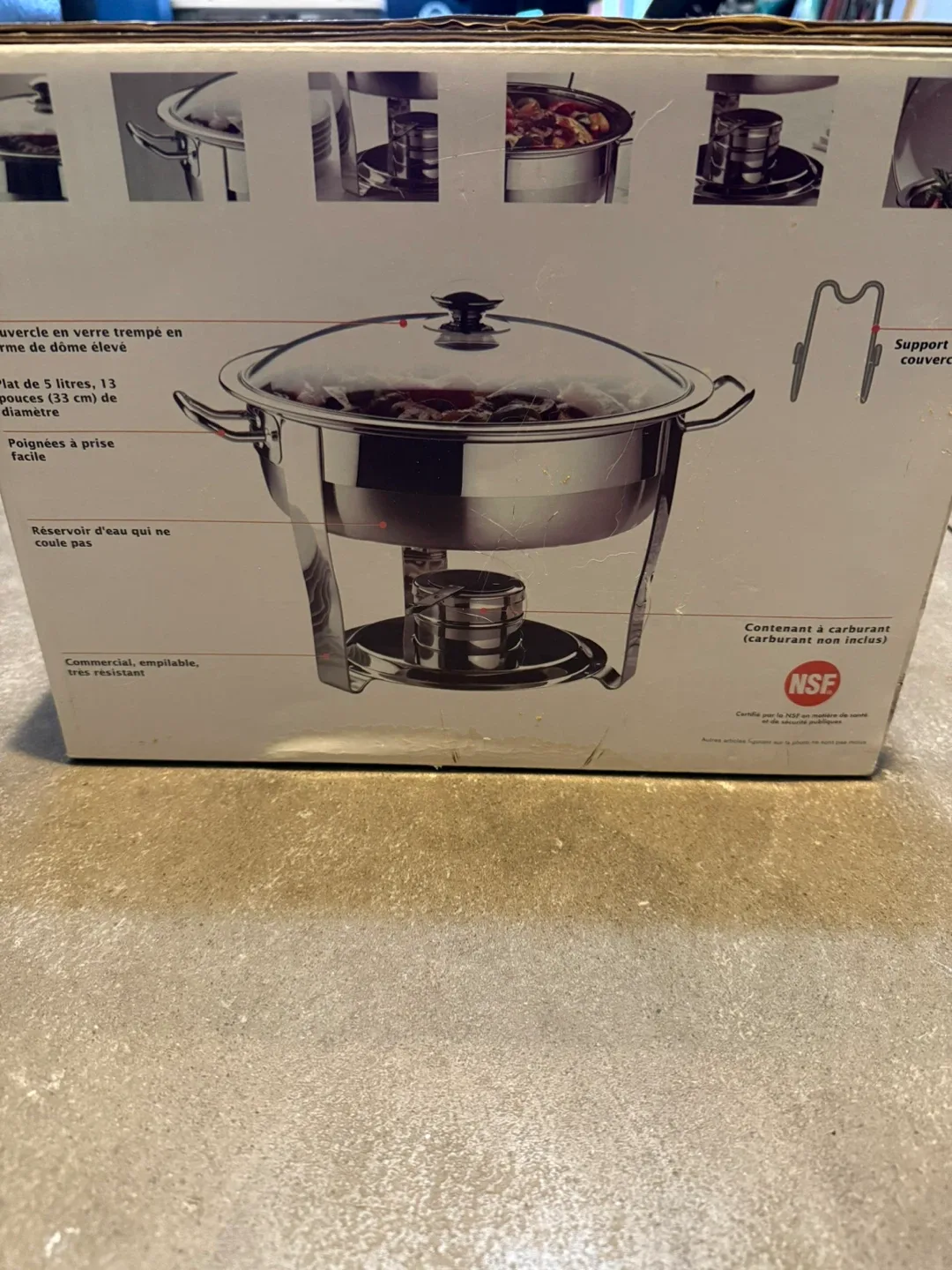 Commercial 5 QT Chafing Dish - NEW image indicator(2)