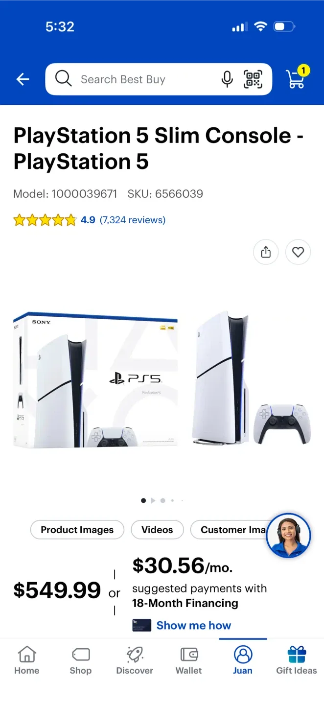 Play station 5 never used image indicator(3)