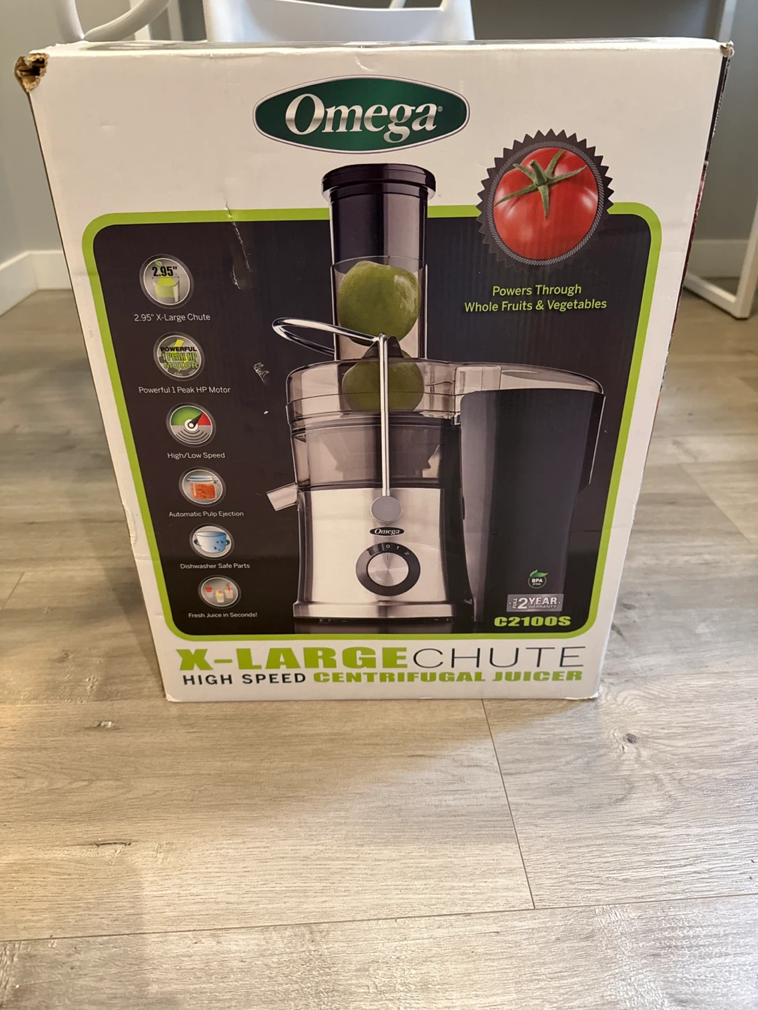 Omega C2100S X-Large Chute Centrifugal Juicer