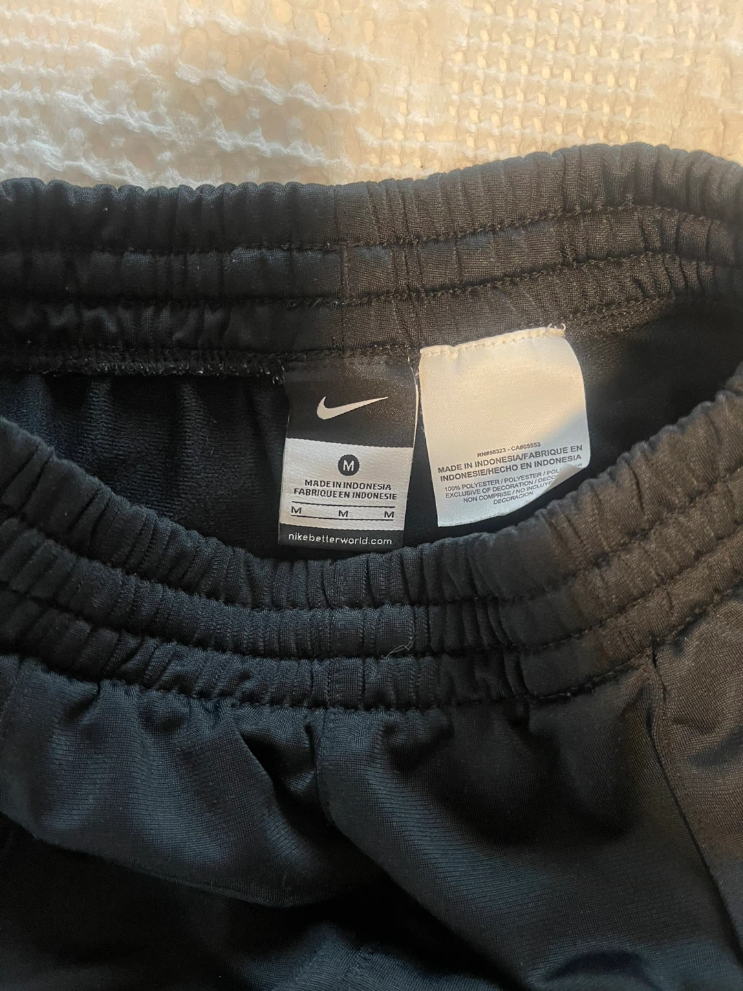 Nike Black Track Pants - Size M - photo 2