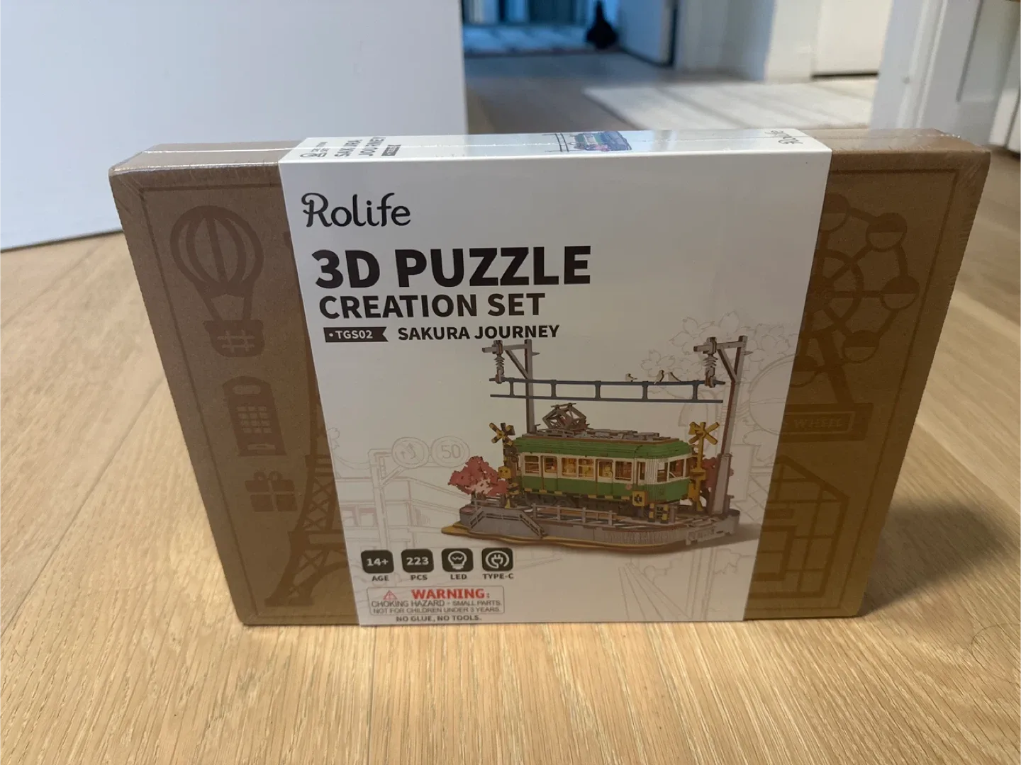 Rolife Sakura Journey 3D Puzzle Set - New in Box!