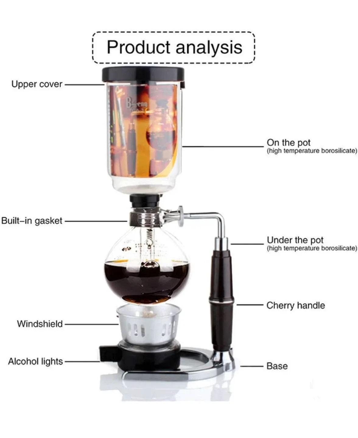 Beautiful Coffee Syphon for coffee lovers! image indicator(2)