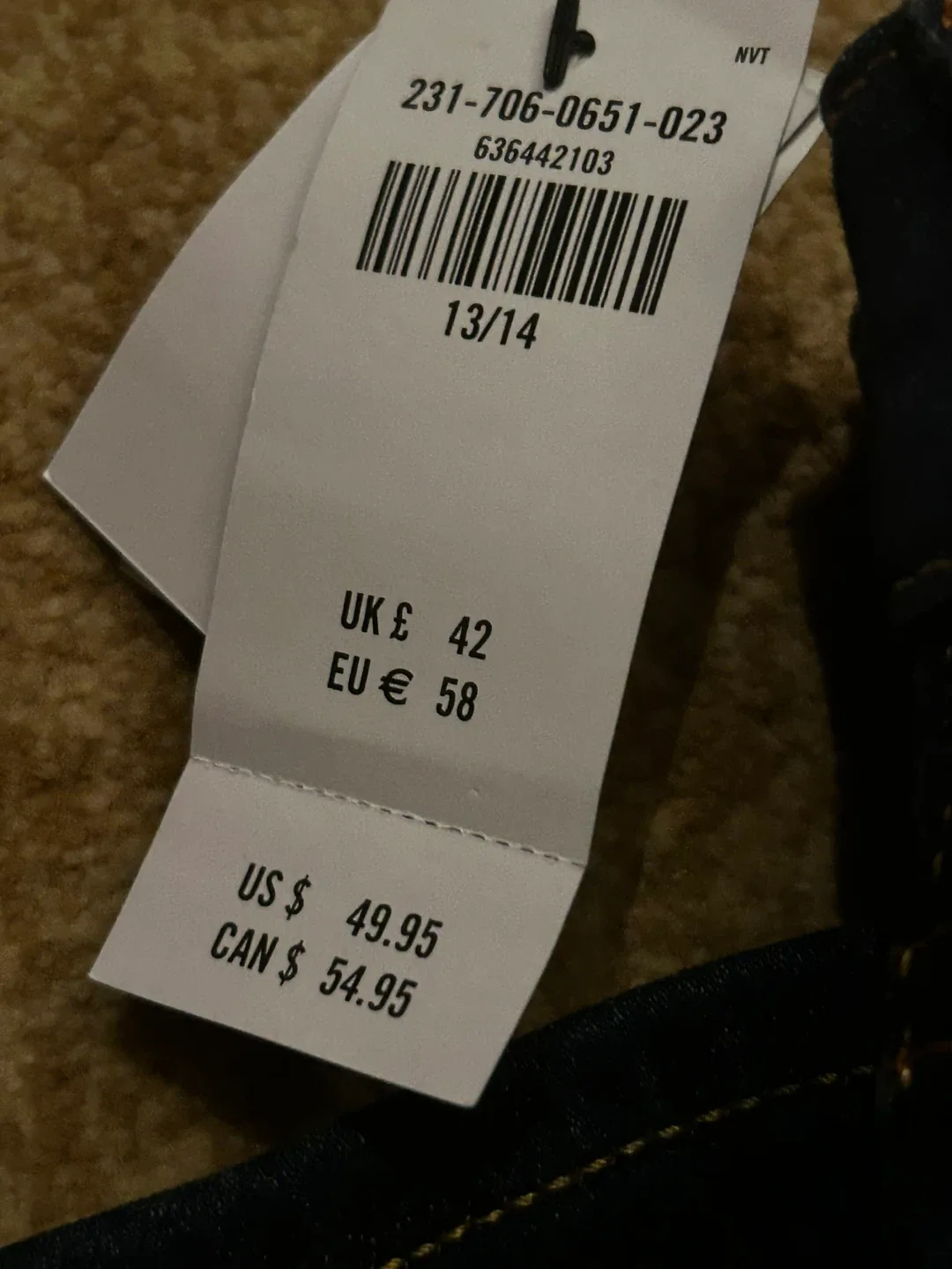 Abercrombie Kids Straight Jeans Girls - Size 13/14 - New image indicator(5)