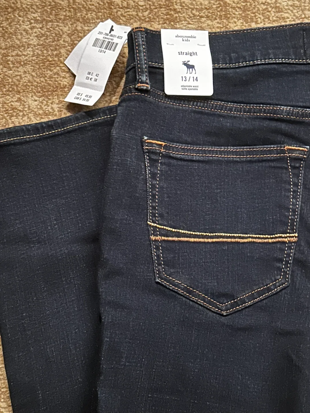 Abercrombie Kids Straight Jeans Girls - Size 13/14 - New image indicator(4)