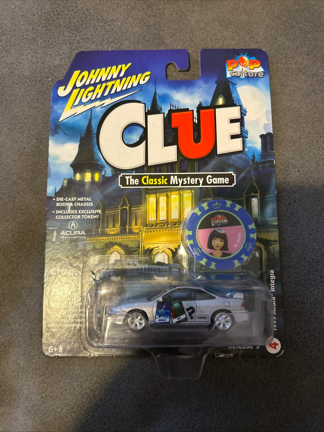 Johnny Lightning Clue 1999 Acura Integra Die-Cast - photo 2