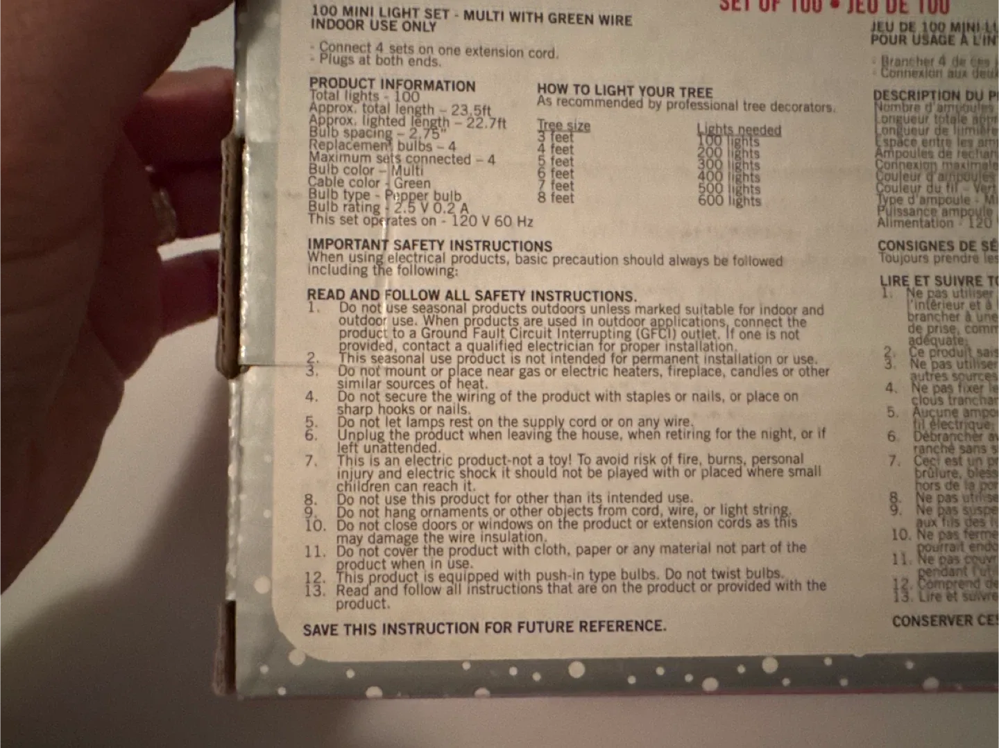 Indoor Mini Lights Set - Multi Colour - 100 lights image indicator(2)