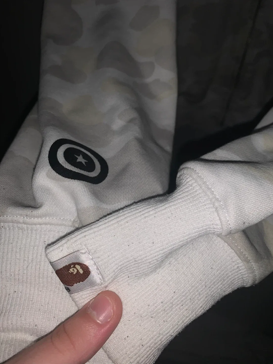 Bathing Ape (BAPE) Camo Full Zip Hoodie - Size L image indicator(3)