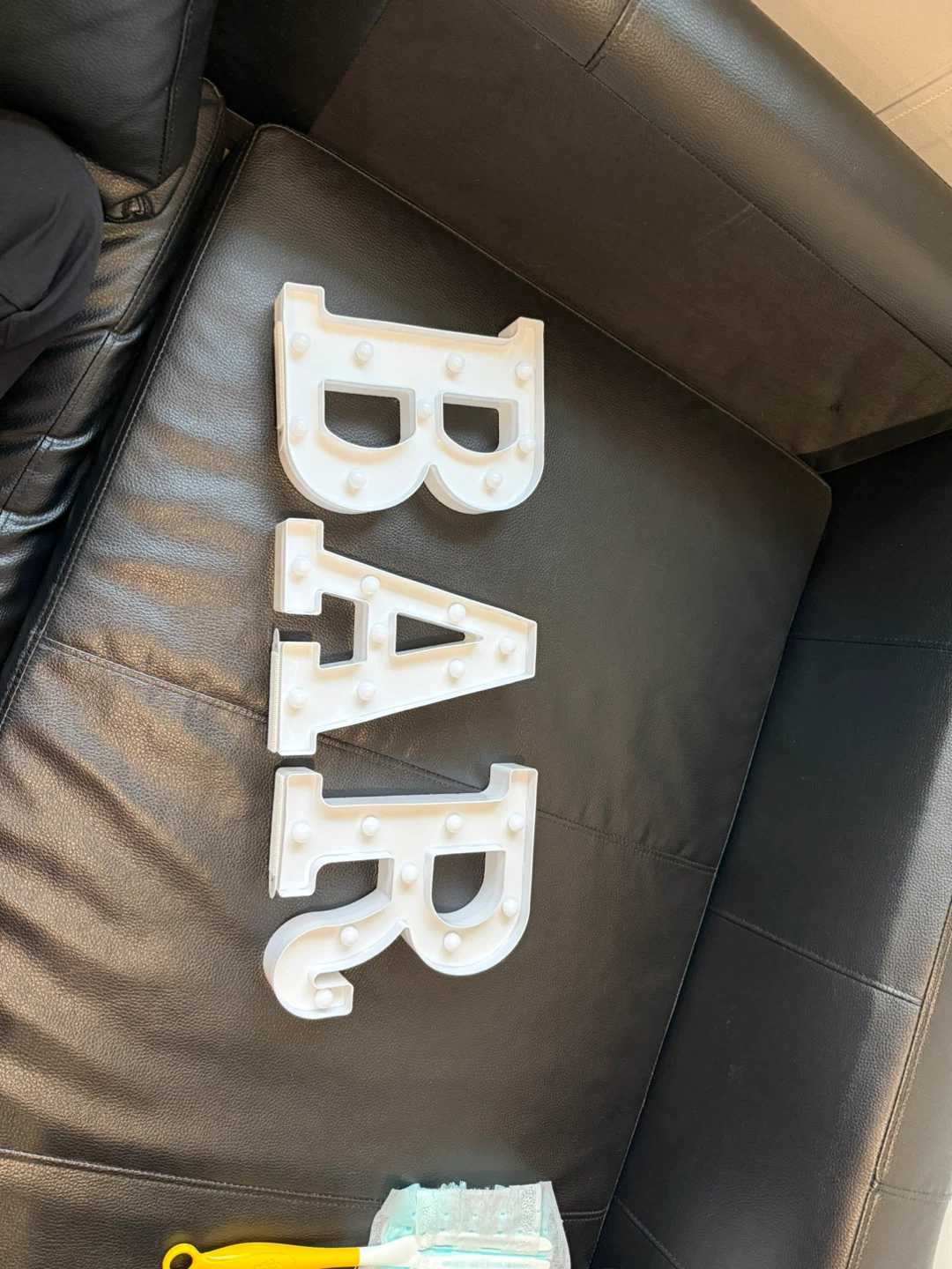 Light-Up “BAR” Letters – Like New! - photo 2