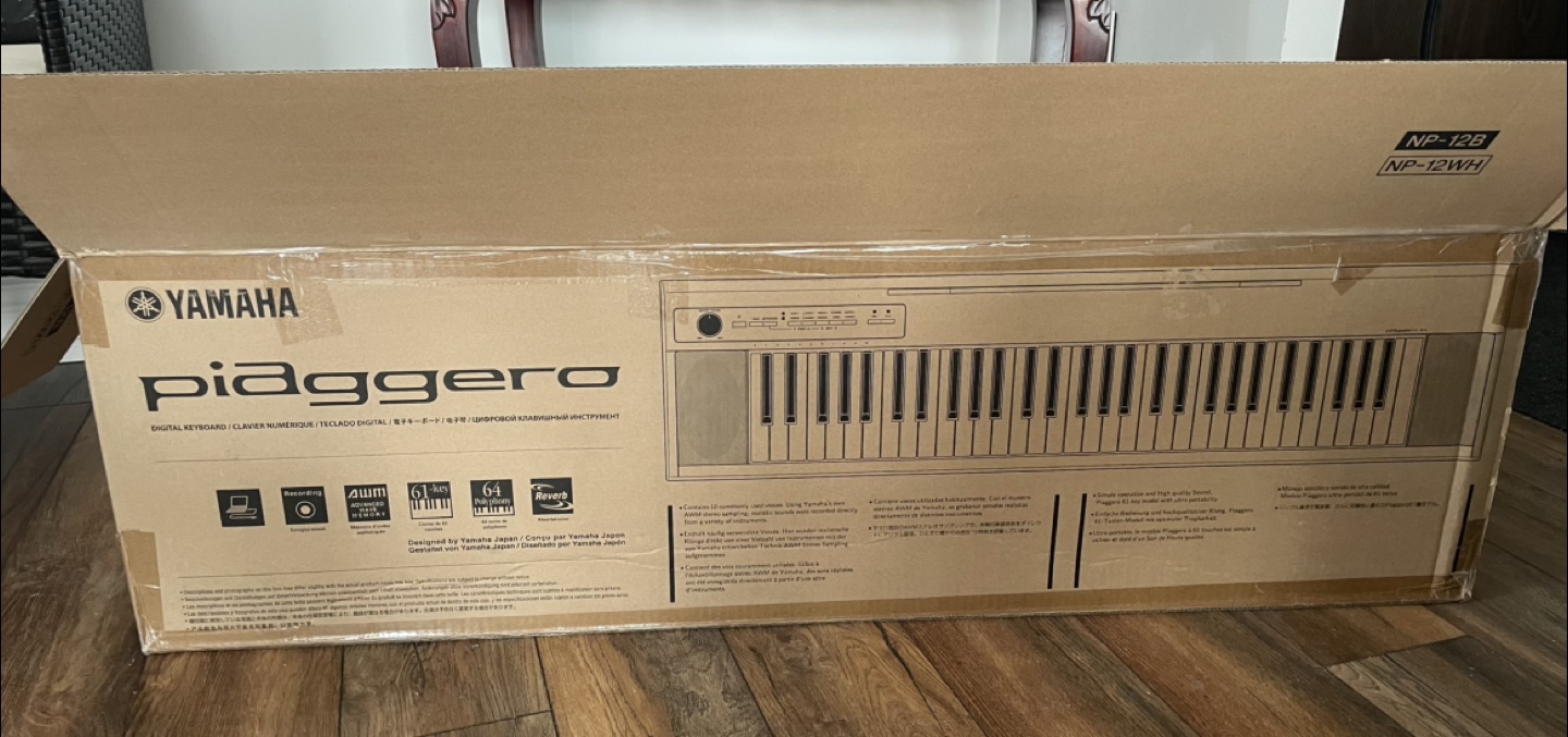 YAMAHA Piaggero NP - 12B Digital Keyboard - photo 4