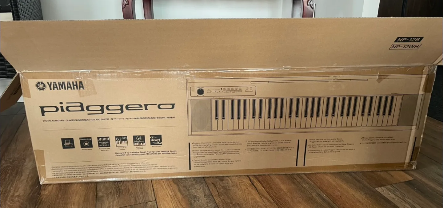 YAMAHA Piaggero NP - 12B Digital Keyboard image indicator(4)