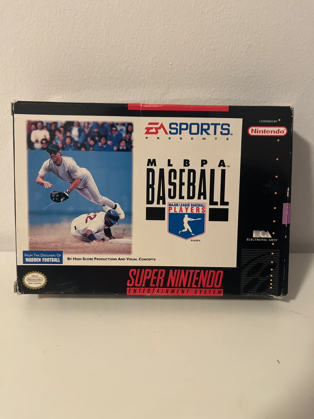 MLBPA Baseball Super Nintendo Game