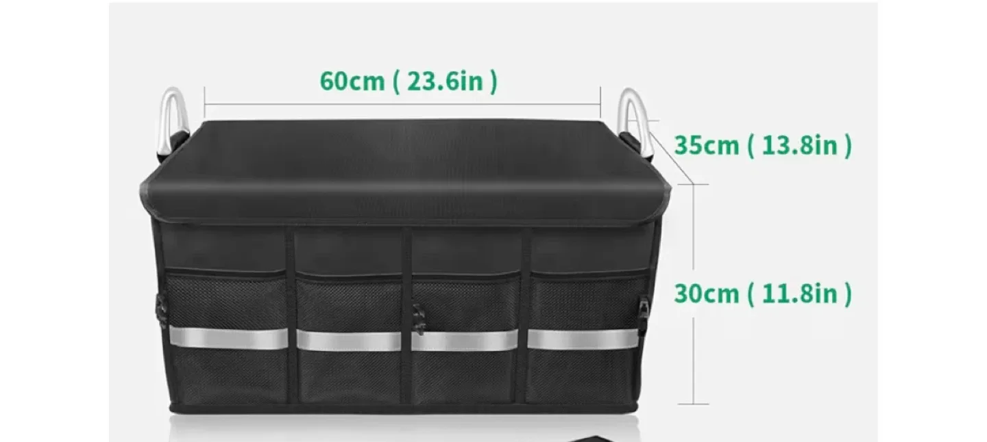 Oasser Car Trunk Organizer - Black image indicator(6)