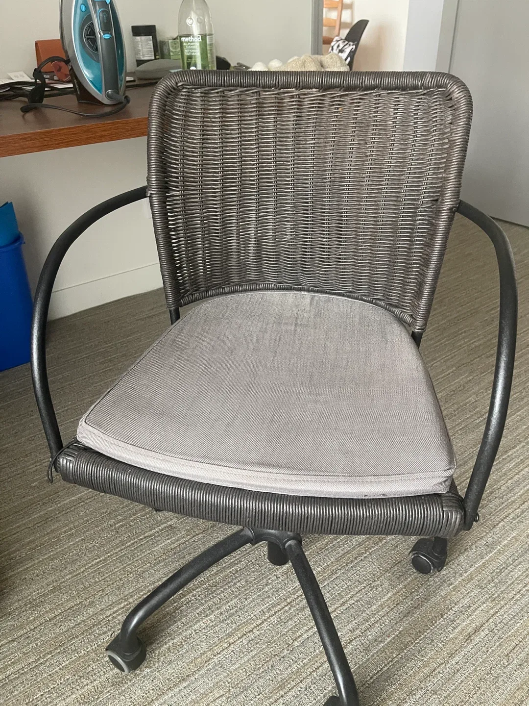 Wicker Office Chair image indicator(2)