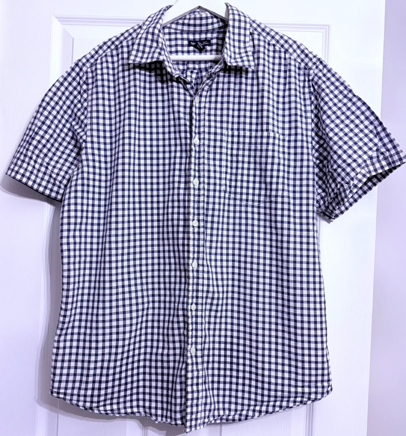 Gap Slim Fit Gingham Shirt - XL - photo 2