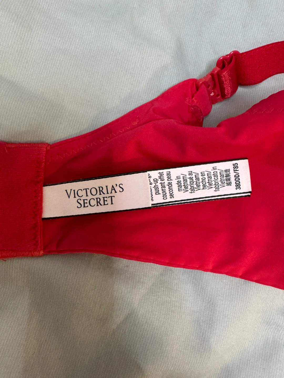 Victoria's Secret Red Bra 38DDD/F85 - photo 2