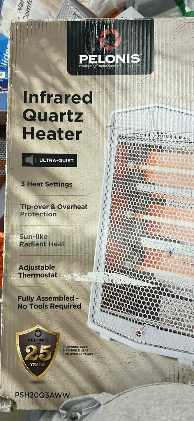 Pelonis Infrared Quartz Heater - Ultra Quiet