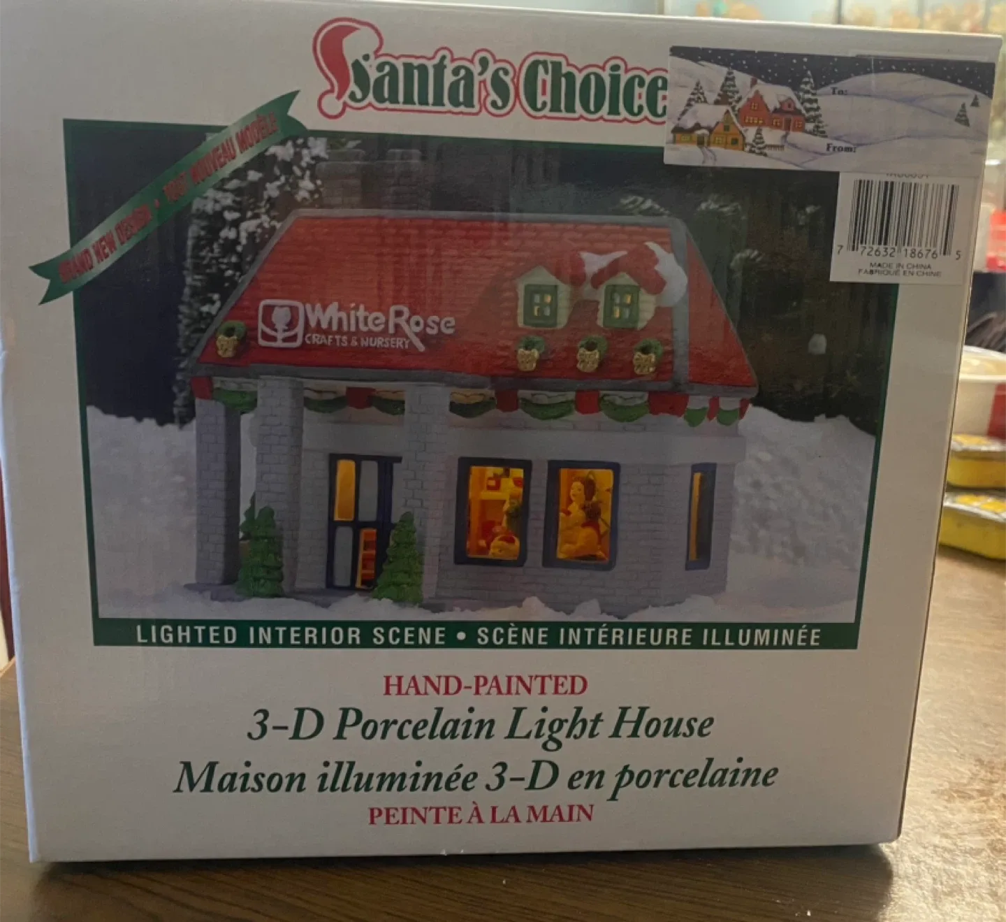 Santa's Choice White Rose Light House image indicator(2)