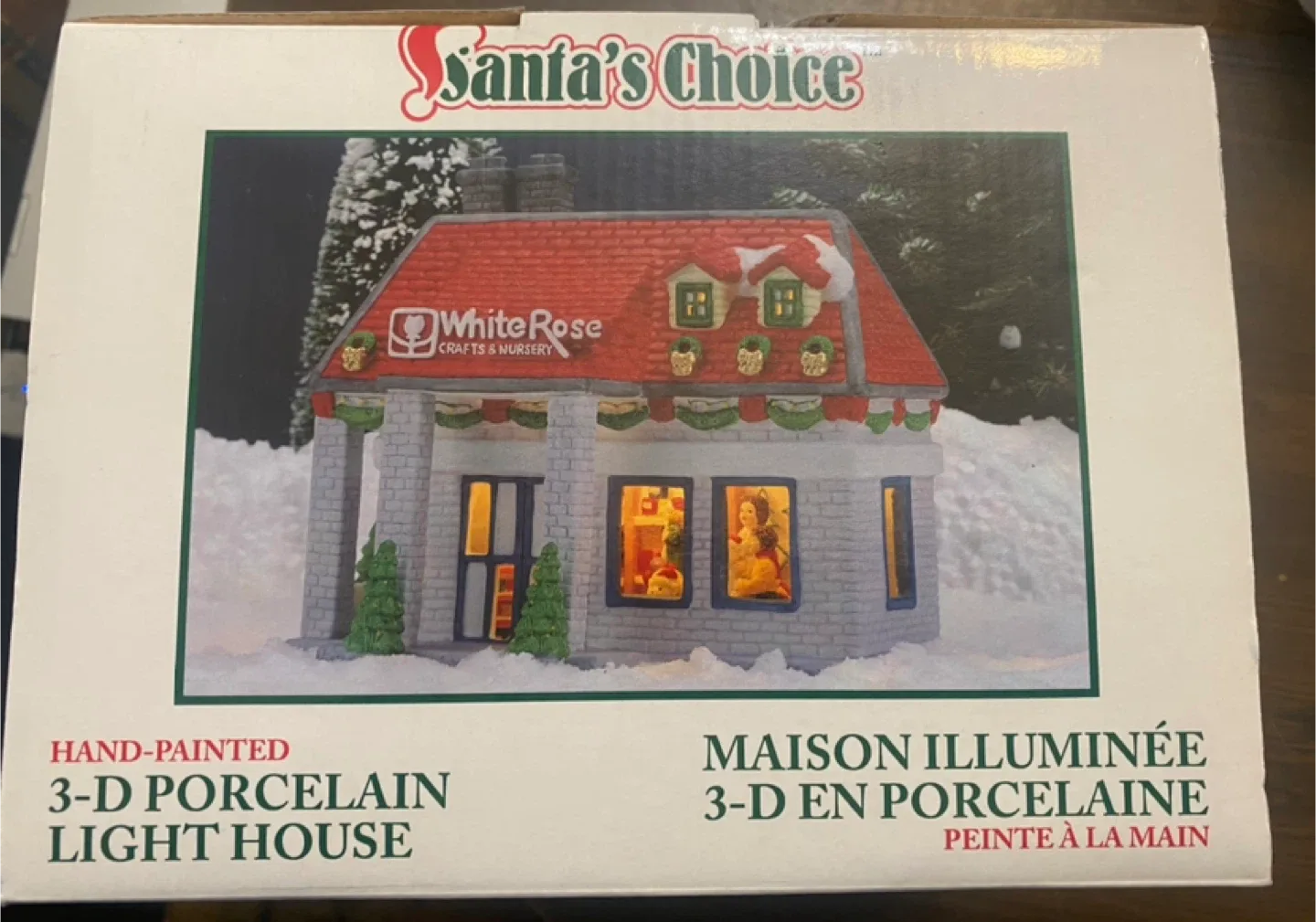 Santa's Choice White Rose Light House image indicator(4)