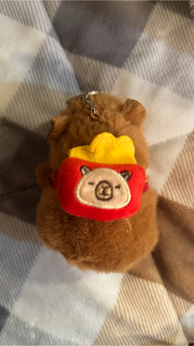 Capybara Plush Keychain - photo 2