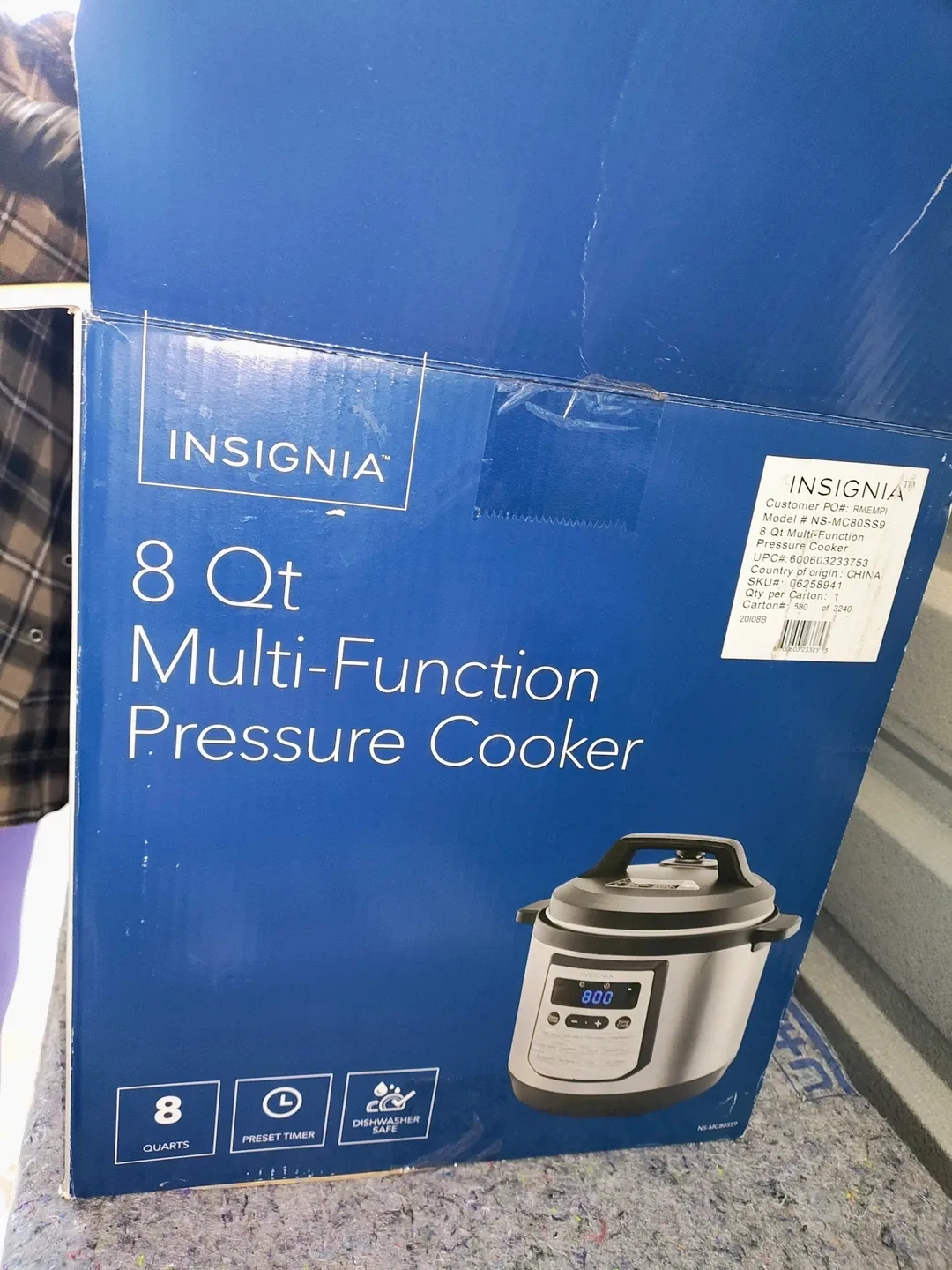 New Insignia 8 Qt Multi-Function Pressure Cooker image indicator(2)