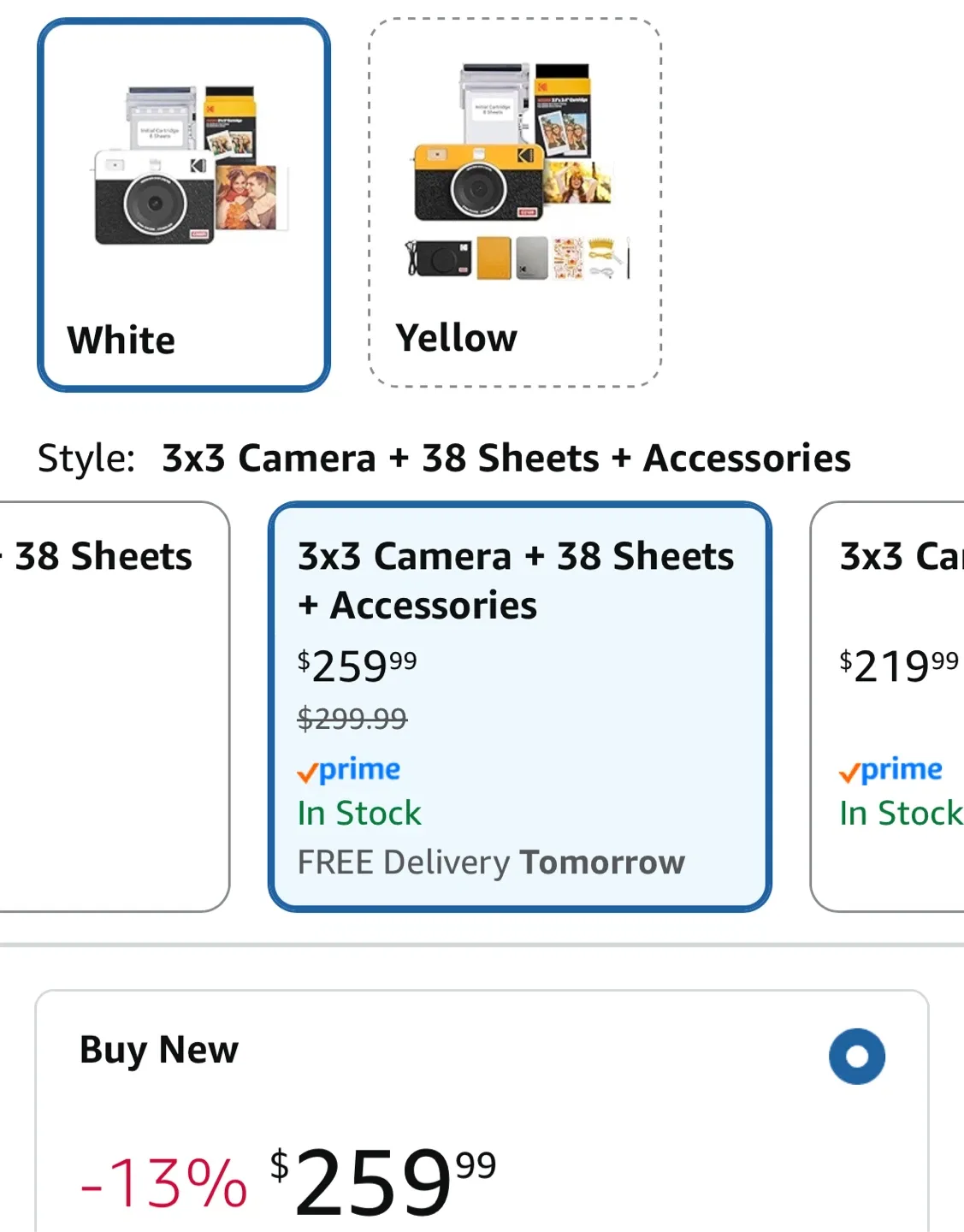 Kodak Mini Shot 3 Retro 4PASS Instant Camera & Printer image indicator(2)