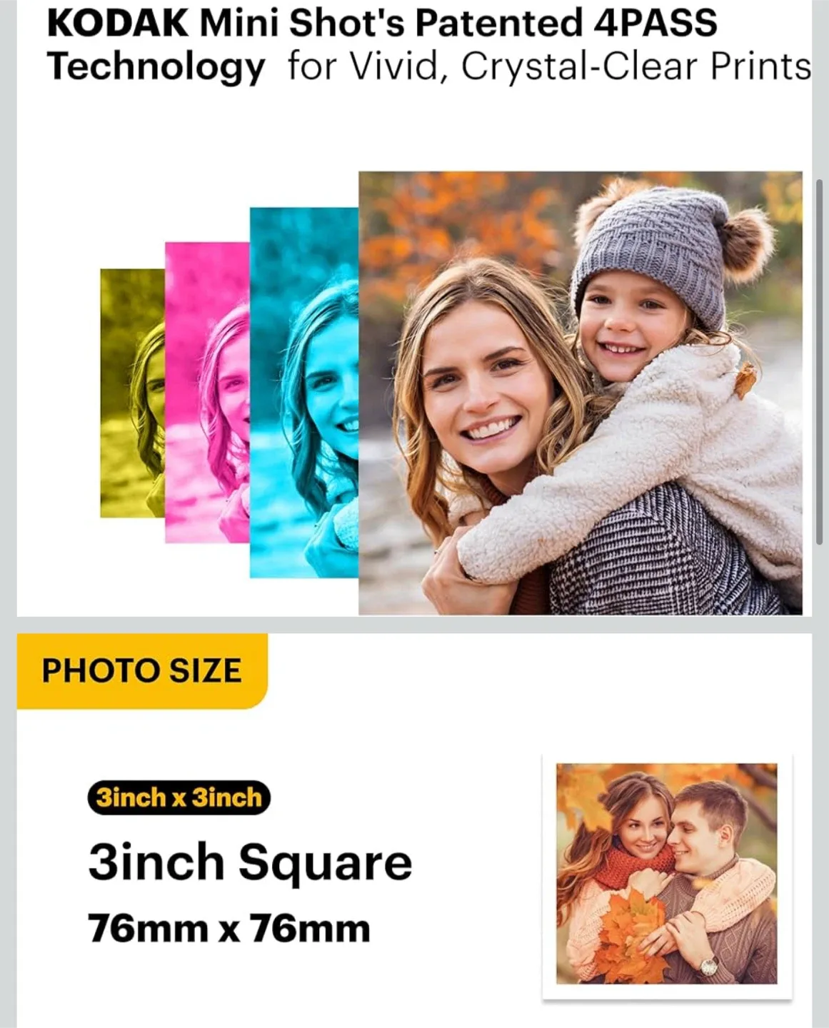 Kodak Mini Shot 3 Retro 4PASS Instant Camera & Printer image indicator(5)